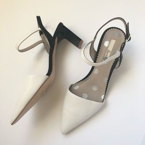 Boden Leather Pointed Heels Slingback